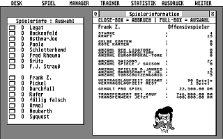Fussball-ST Plus atari screenshot